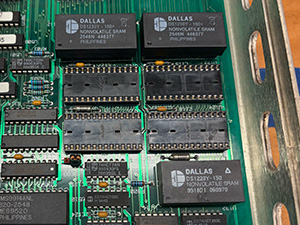 HP3458A Completed Dallas NVSRAM installation