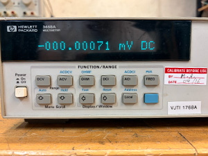 HP3458A display