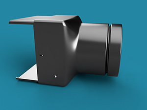 iso view rendering - Activated Charcoal Air Filter