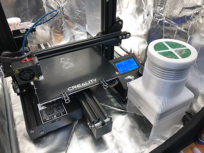 scrubber in enclosure